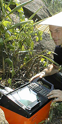 Seismic refraction surveying to identify weathered bedrock